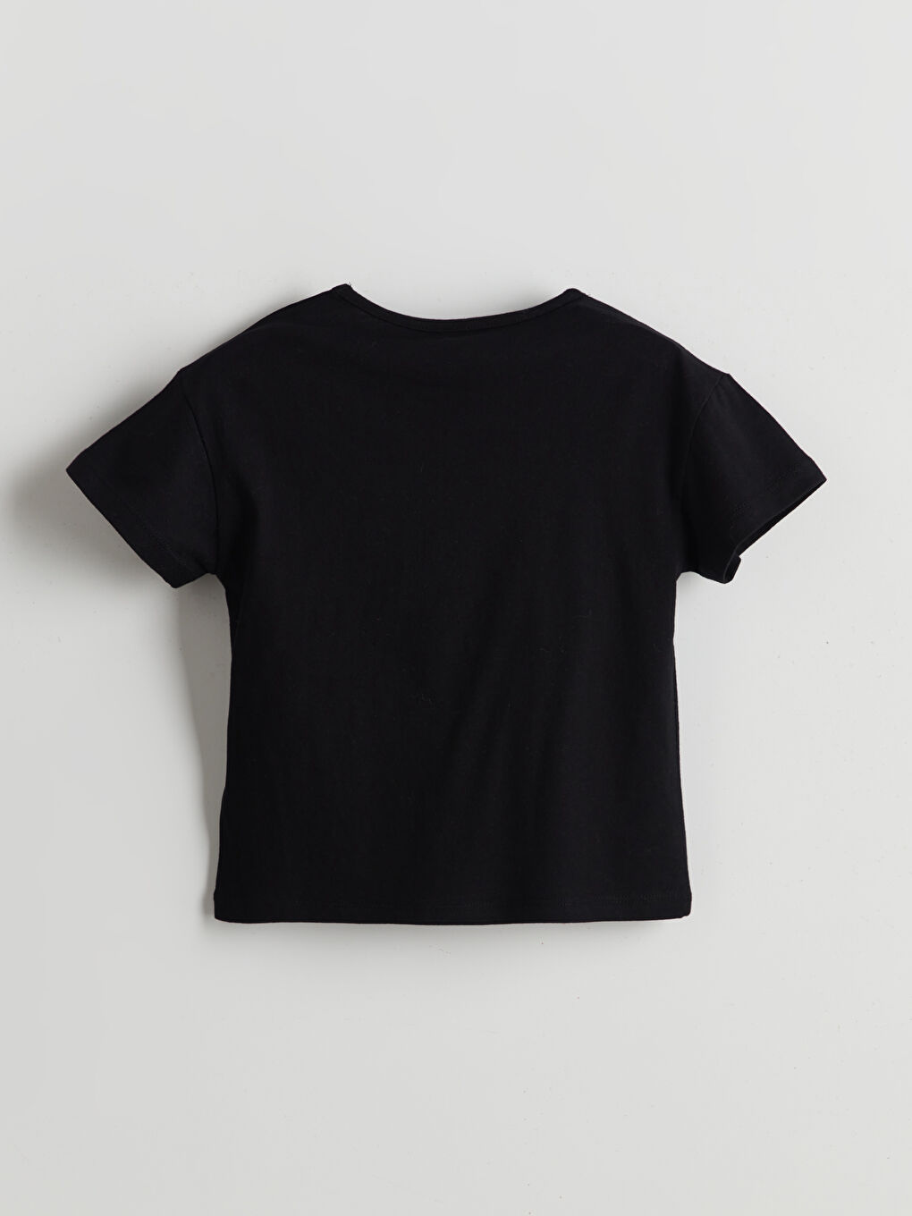 Crew Neck Floral Girls' T-Shirt -S5J645Z1-CVL