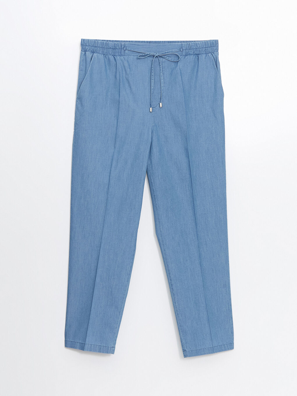 Elastic Waist Carrot Fit Women's Jean Trousers -S5J649Z8-H45