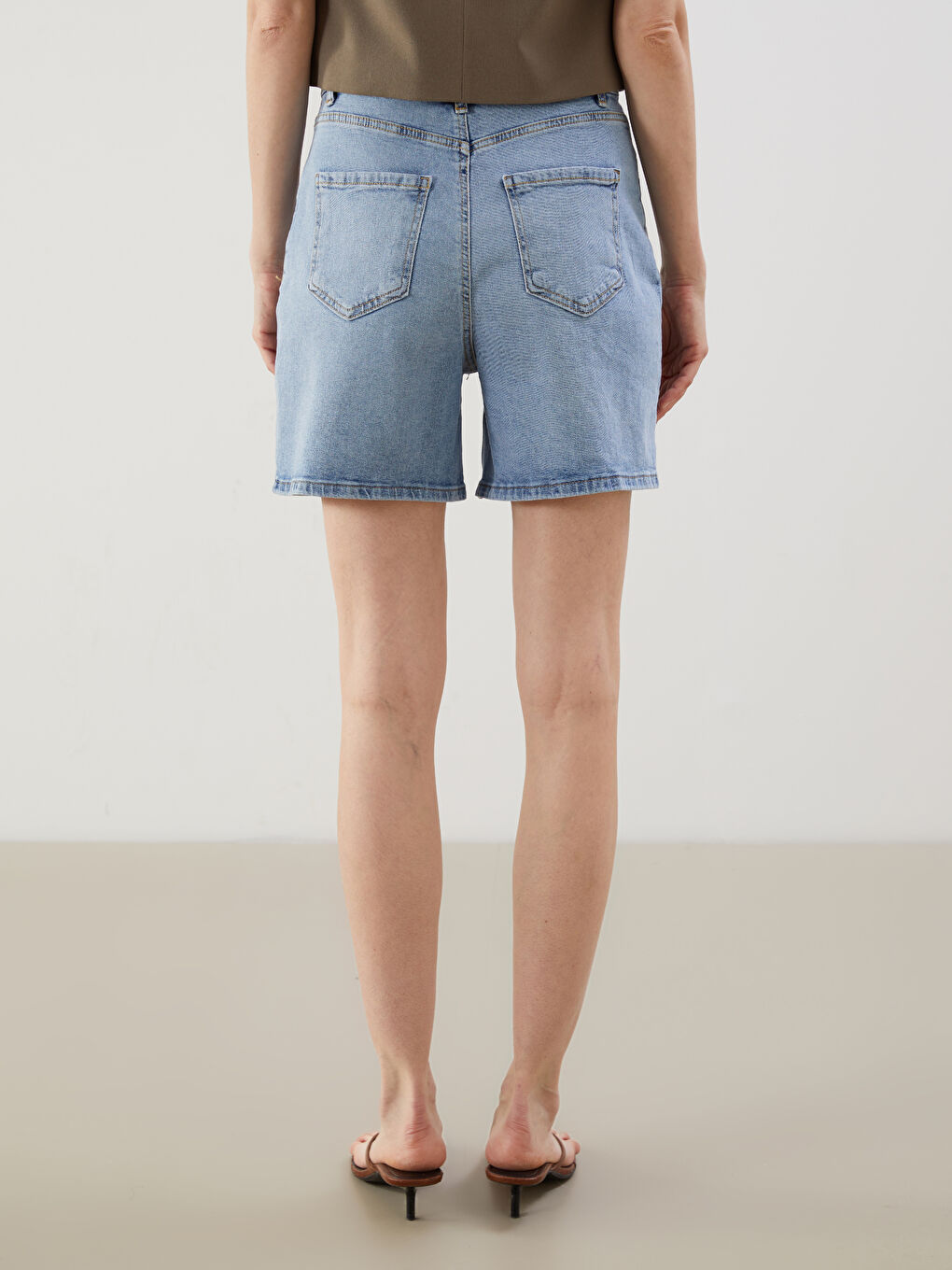 Slim Fit Women's Jean Shorts -S5J657Z8-V2T