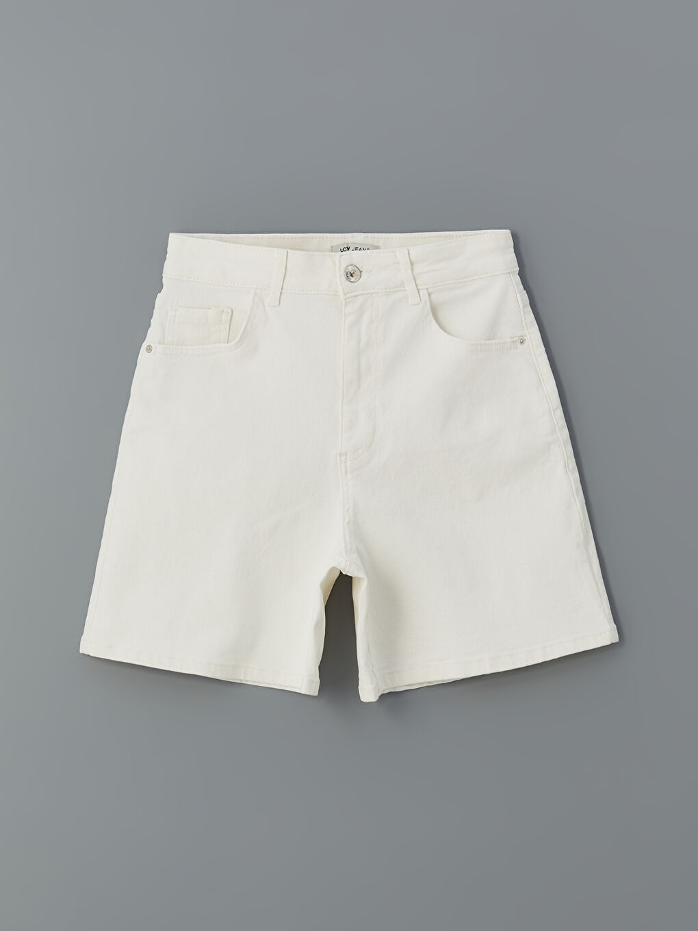 LCWAIKIKI Classic Slim Fit Women's Denim Shorts -S5J658Z8-Q6K