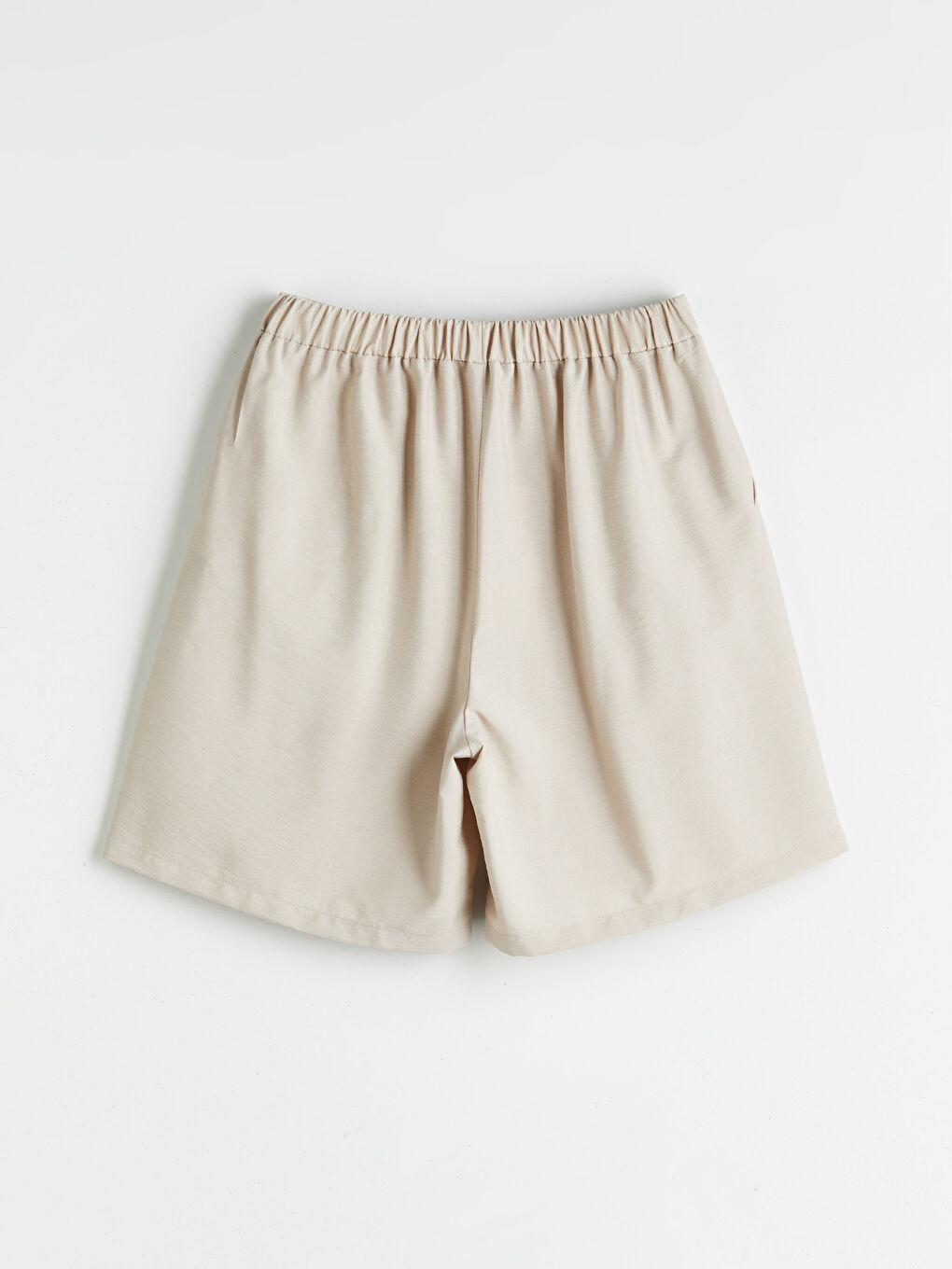 LCWAIKIKI Classic Woman BEIGE Shorts -S5J662Z8-ZRW