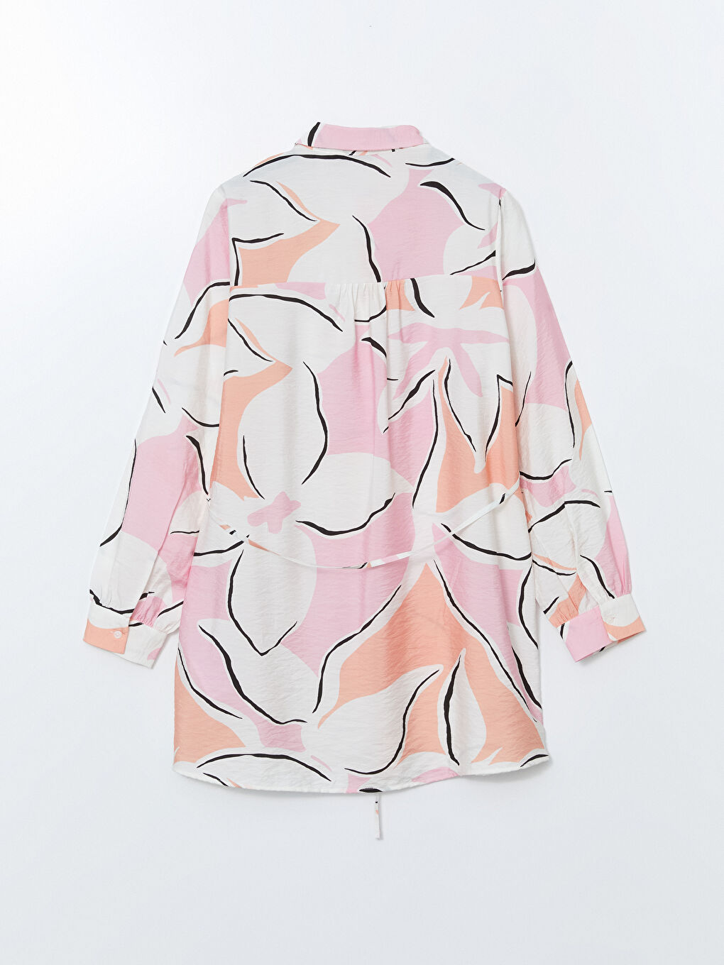 Patterned Women's Shirt Tunic -S5J667Z8-LRA