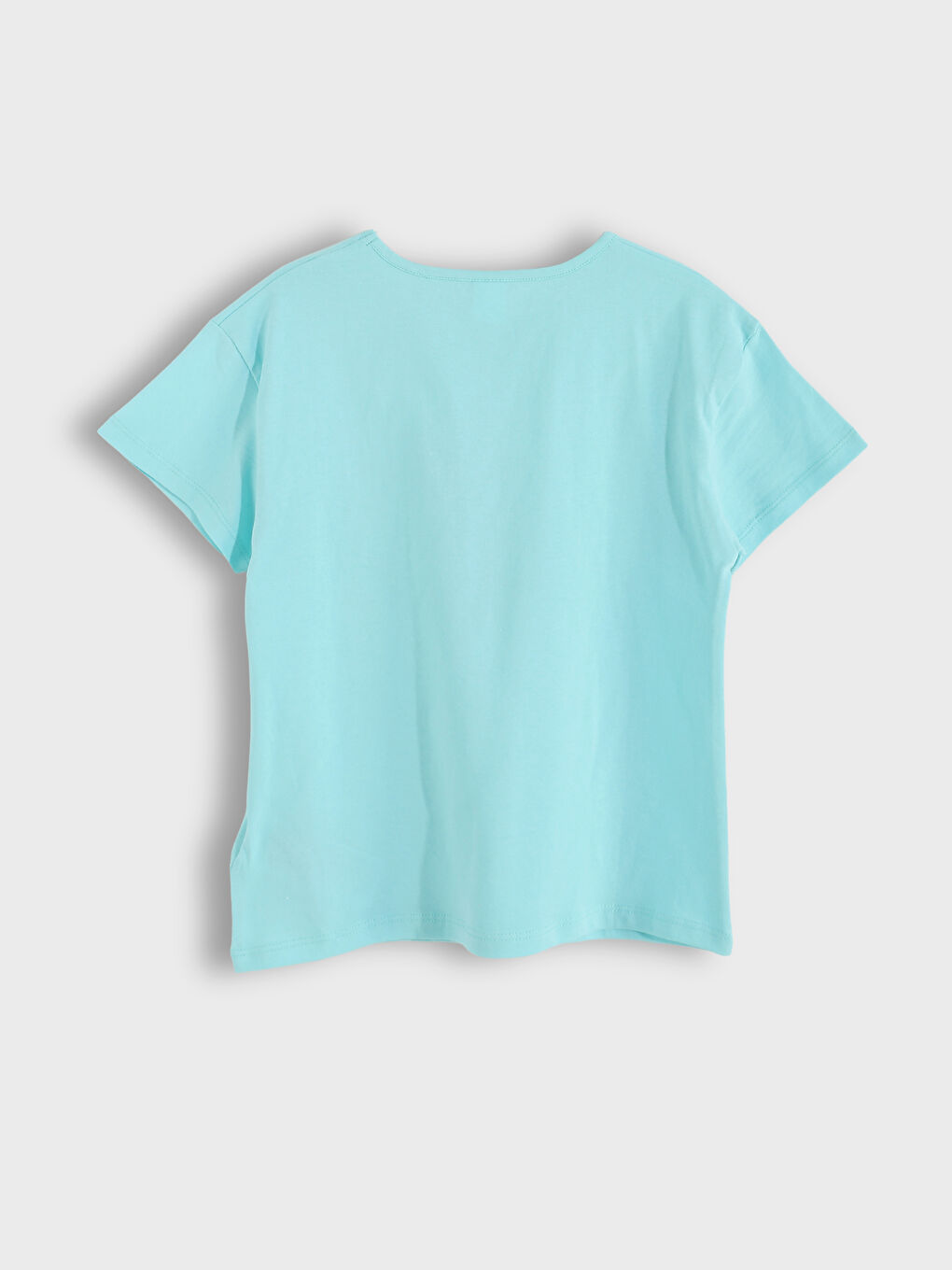 Crew Neck Printed Girls' T-Shirt 2 Pack-3