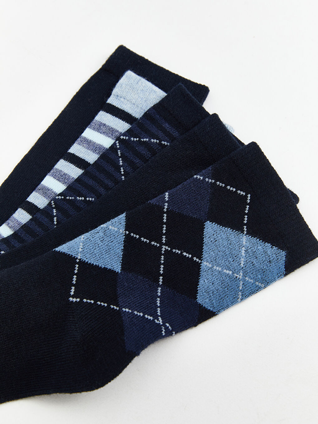 LCW Kids Patterned Boys' Ankle Socks 5 Pack -W50354Z4-K00