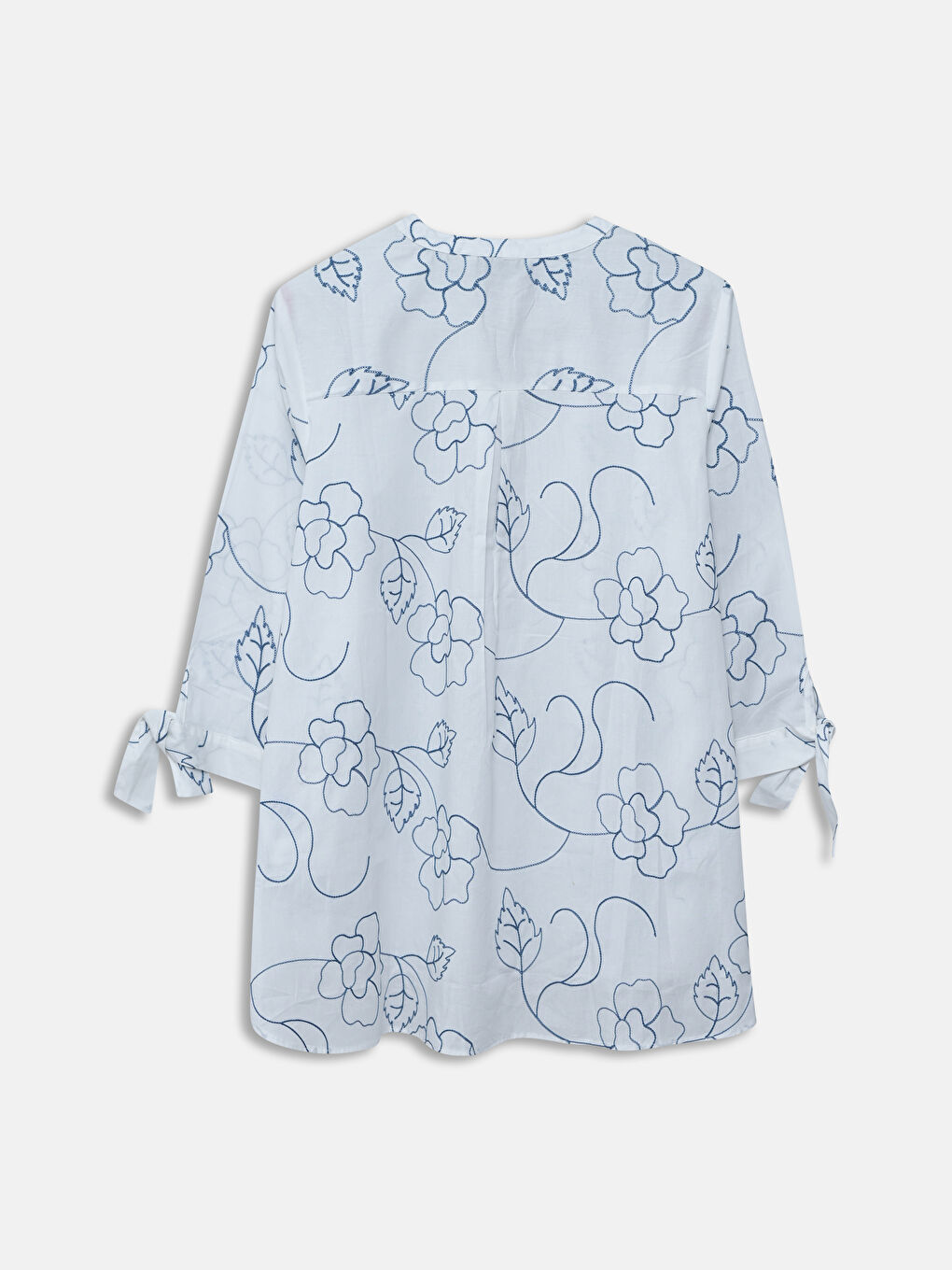 LCW Grace Notch Neck Patterned Women's Shirt Tunic -S5J719Z8-KE8