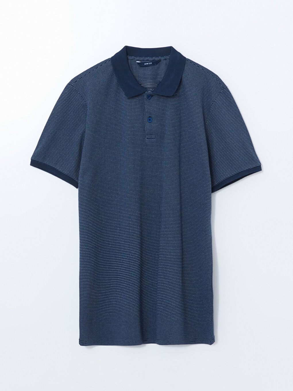 Polo Neck Short Sleeve Striped Men's T-Shirt -S5J730Z8-YB0