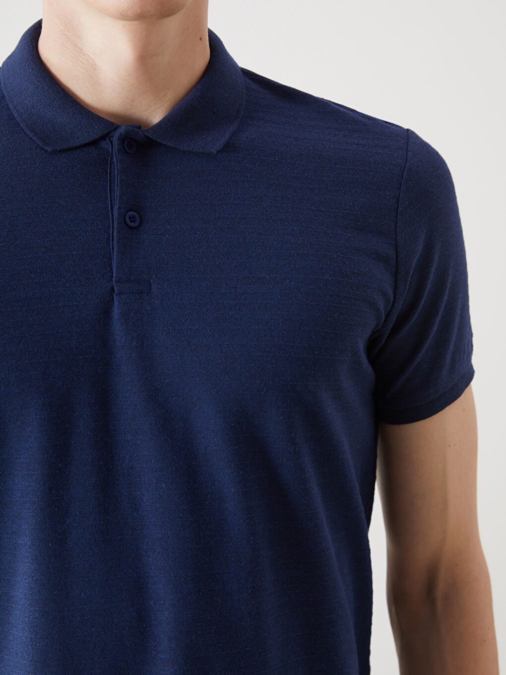 Polo Neck Short Sleeve Men's T-Shirt -S5J733Z8-CRP