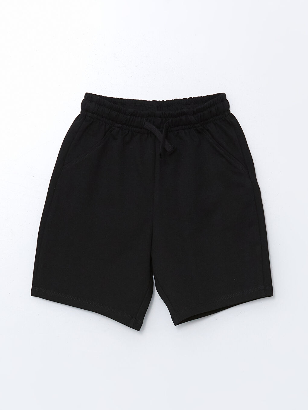 Siyah Beli Lastikli Erkek Çocuk Şort