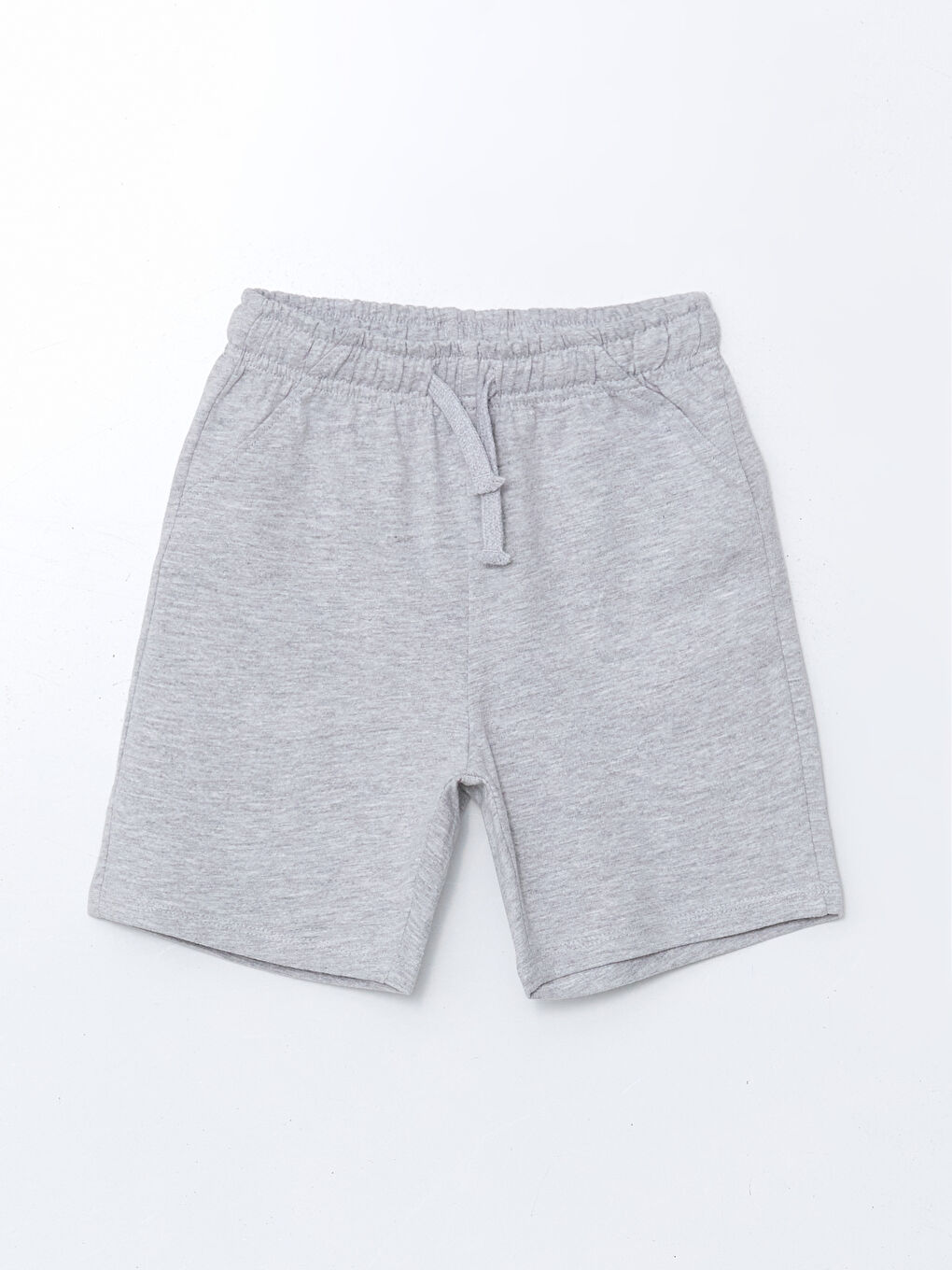 Gri Beli Lastikli Erkek Çocuk Şort