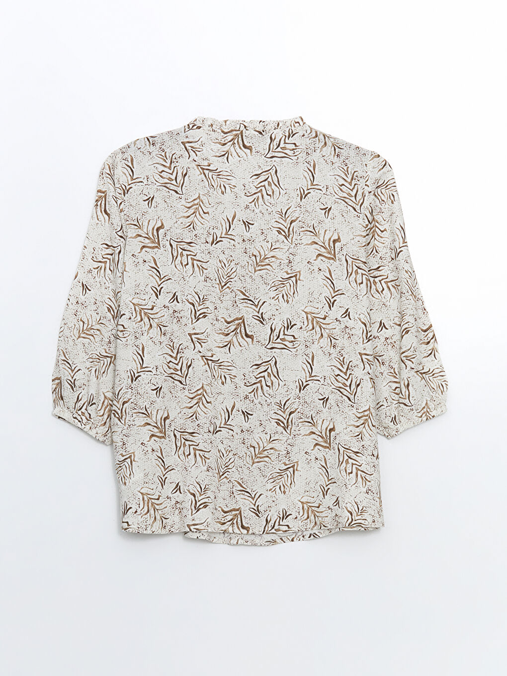 LCW Grace Notch Neck Patterned Women's Shirt -S5J757Z8-LQB