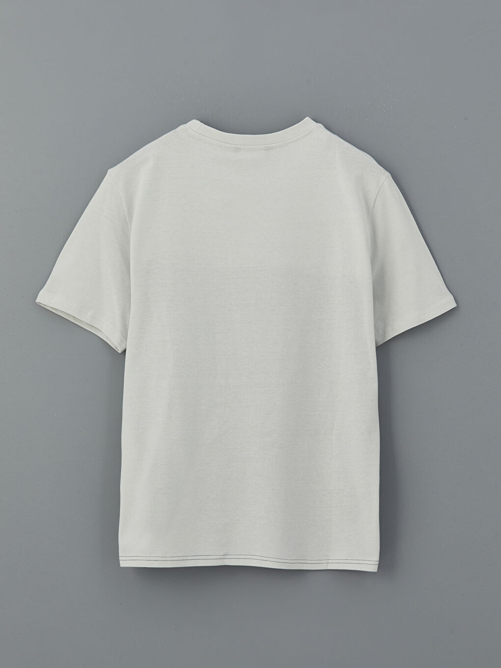 Crew Neck Short Sleeve Men's T-Shirt-5