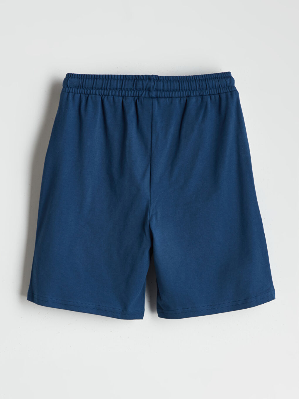 İndigo Beli Lastikli Erkek Çocuk Şort-1