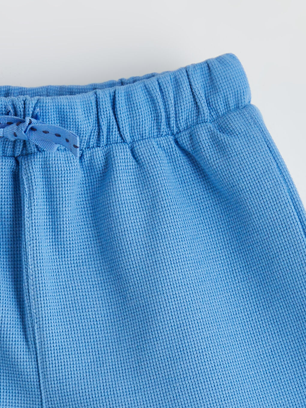 Lacivert Beli Lastikli Erkek Bebek Şort-1