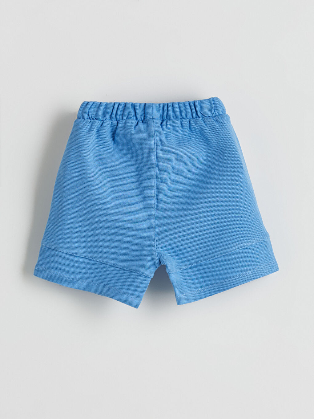 Lacivert Beli Lastikli Erkek Bebek Şort-2