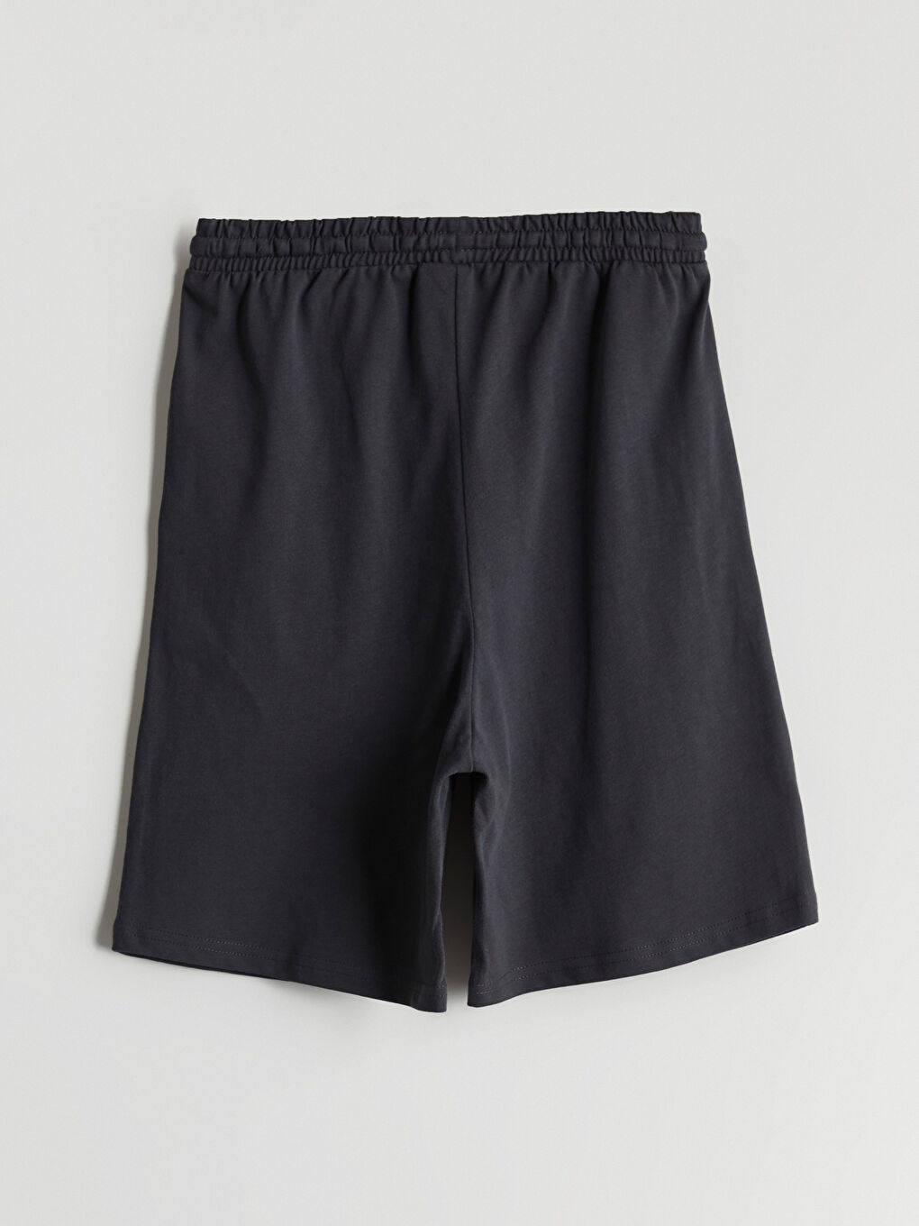 Antrasit Beli Lastikli Erkek Çocuk Şort-1