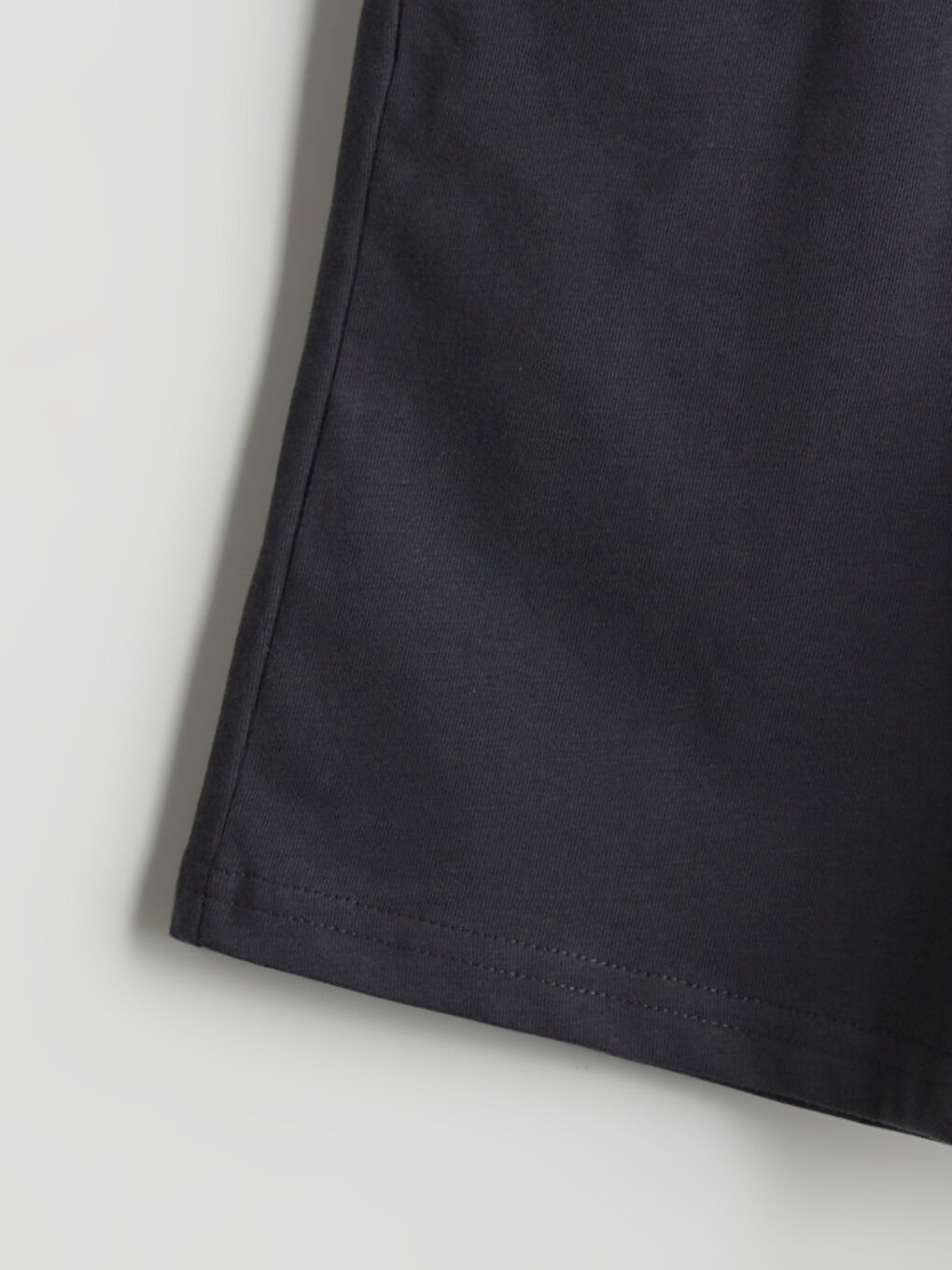 Antrasit Beli Lastikli Erkek Çocuk Şort-2