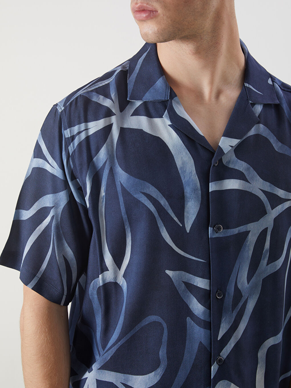 Mavi Regular Fit Kısa Kollu Desenli Erkek Gömlek-2