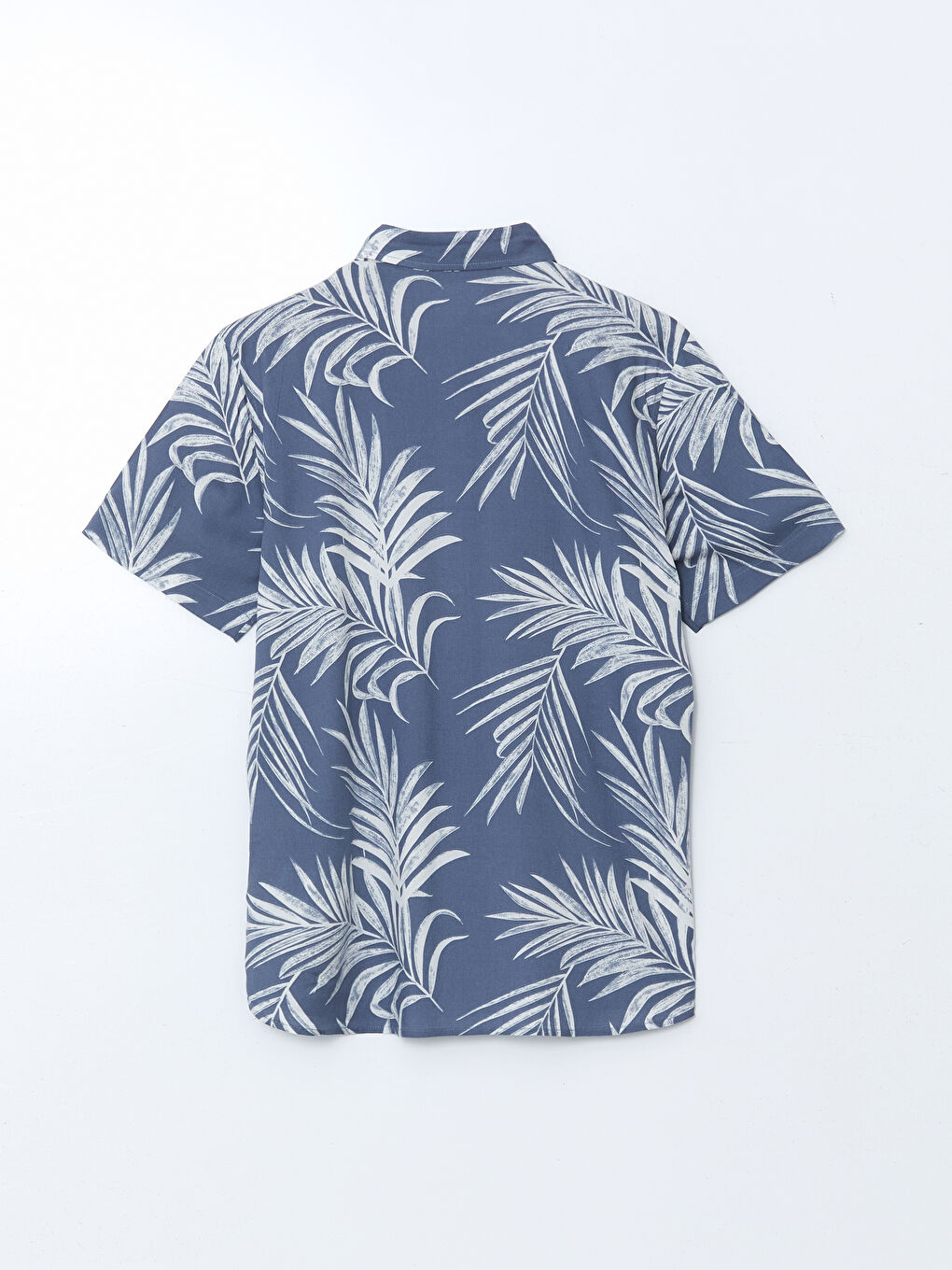 SOUTHBLUE Regular Fit Short Sleeve Patterned Viscose Men's Shirt -S5J918Z8-LU7