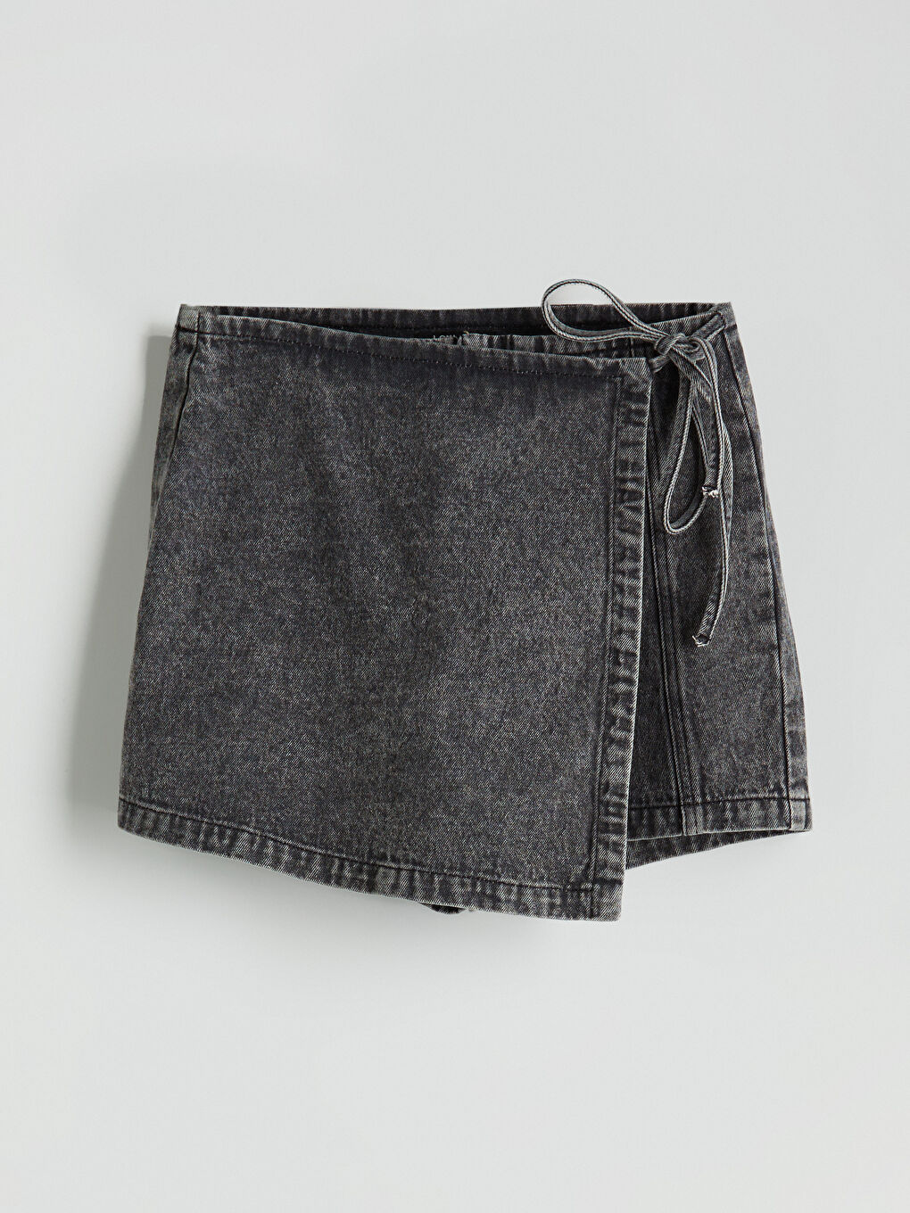Standard Fit Women's Denim Skort -S5J955Z8-GRD