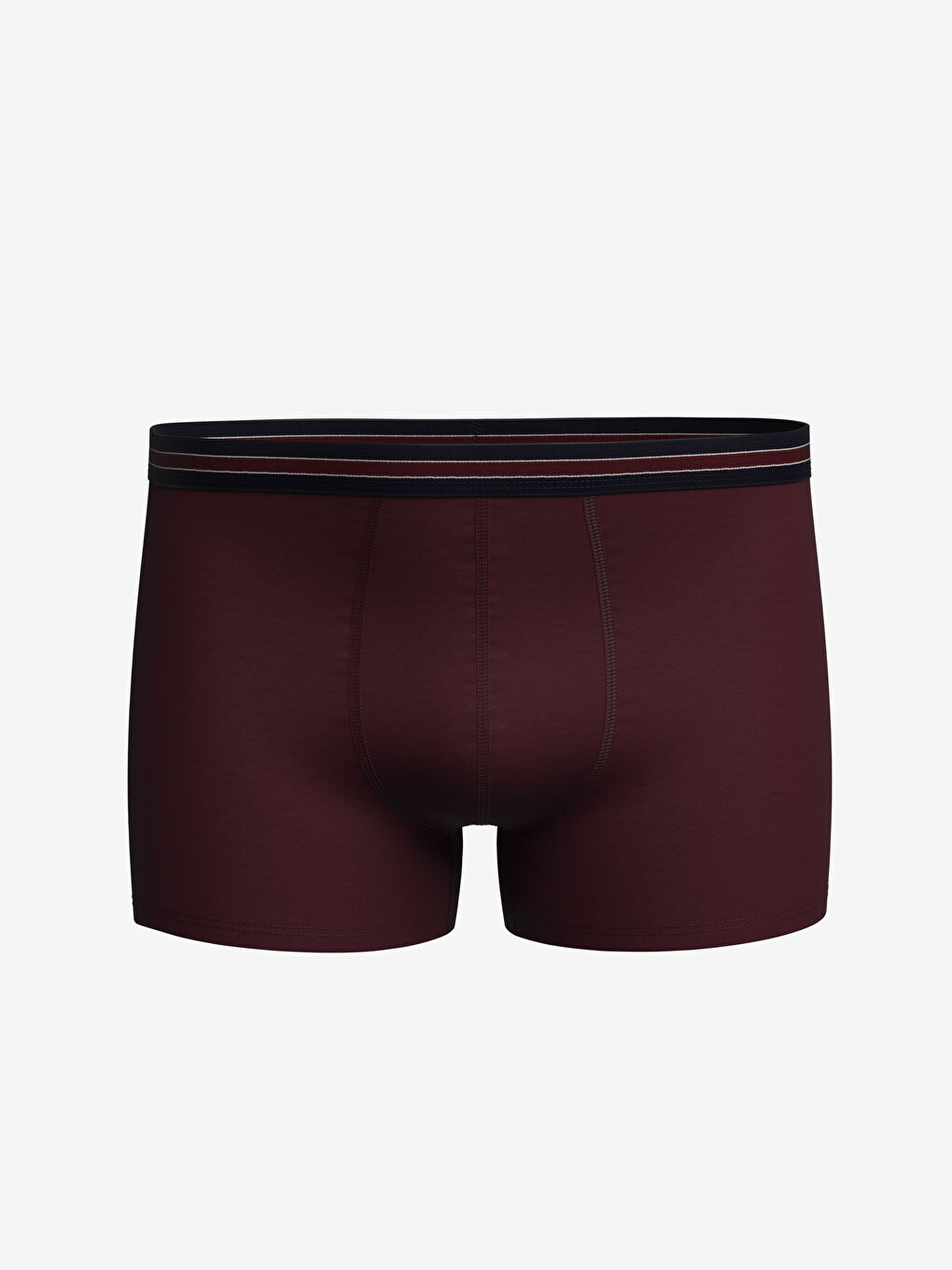 Bordo Standart Kalıp Erkek Boxer