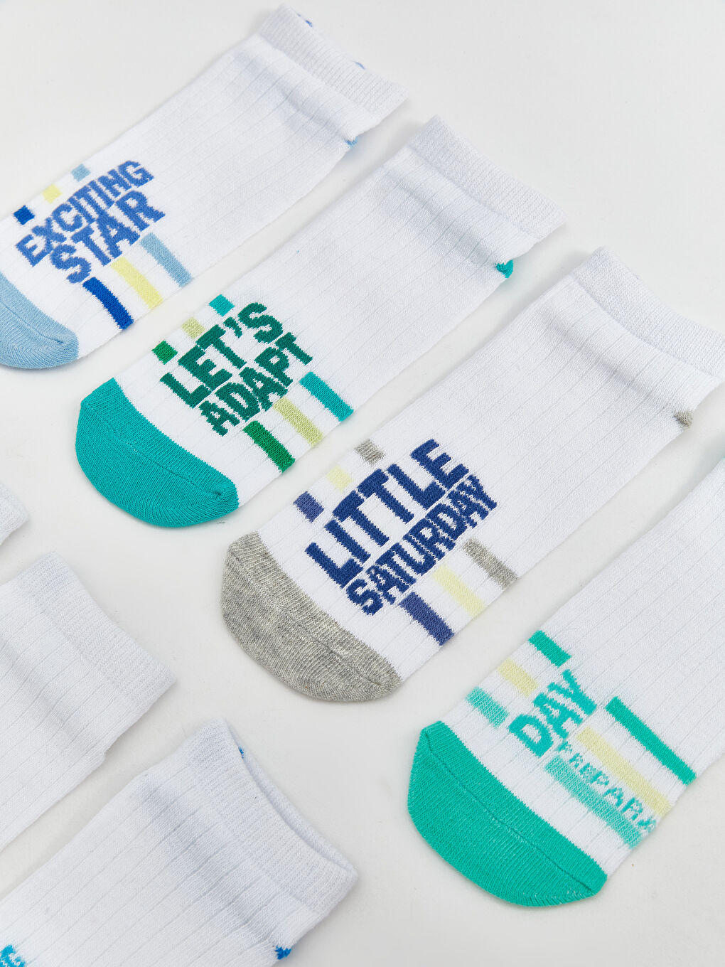 Patterned Boys' Trainer Socks 7 Pack -S5J981Z4-K00