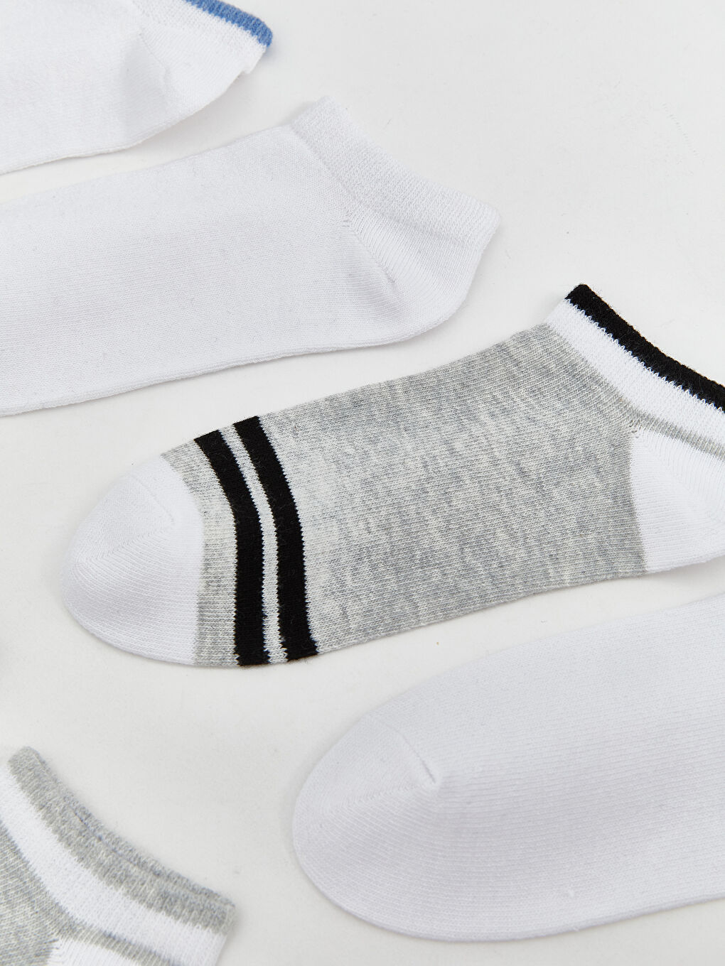 Striped Boys' Trainer Socks 7 Pack -S5JA03Z4-K00