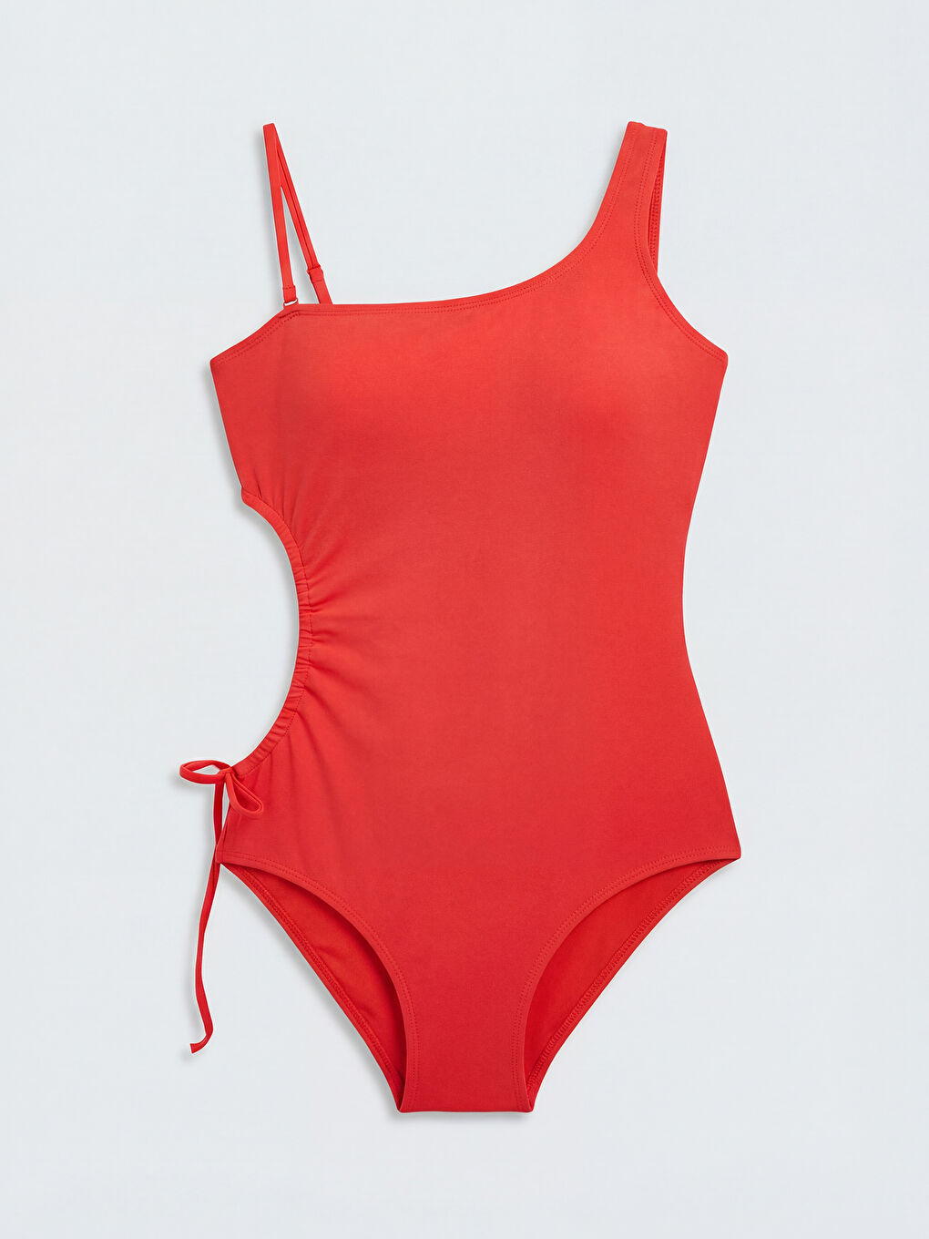 Mercan Çıkarılabilir Pedli Pencere Detaylı Kadın Mayo