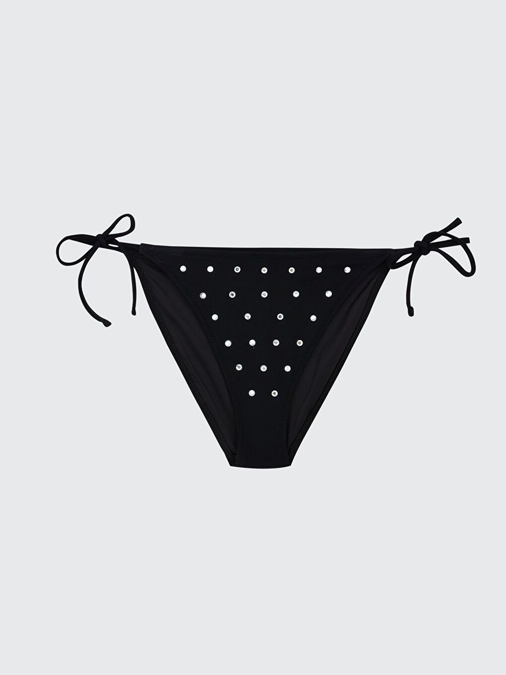Siyah Taşlı Kadın Bikini Altı