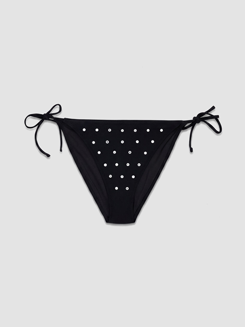 Siyah Taşlı Kadın Bikini Altı