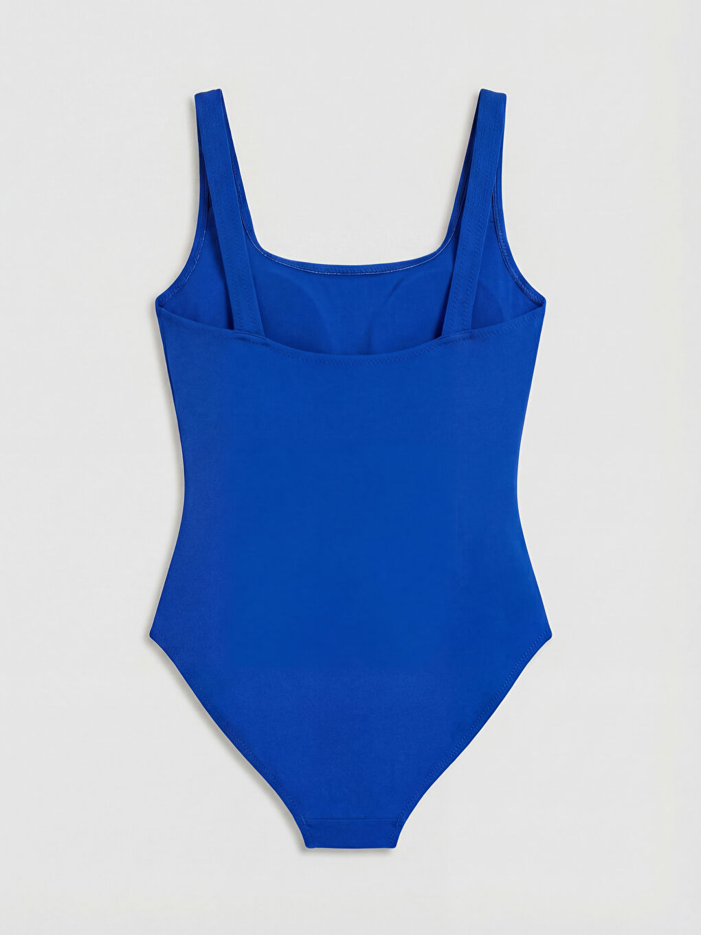 Mavi Çıkarılabilir Pedli Kadın Mayo-1