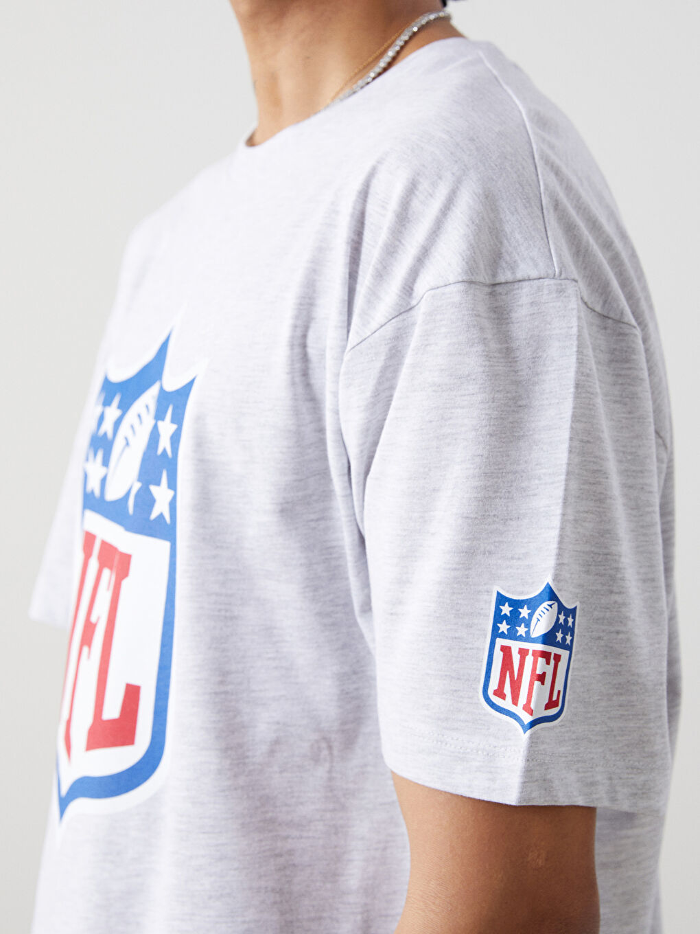 Crew Neck Printed Jersey Men's T-Shirt -S5JA91Z8-LAL