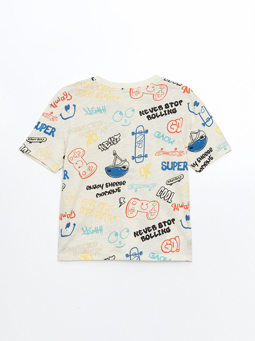 Crew Neck Printed Baby Boy T-Shirt And Shorts Set (2 Pieces) -S5JB19Z1-LQA