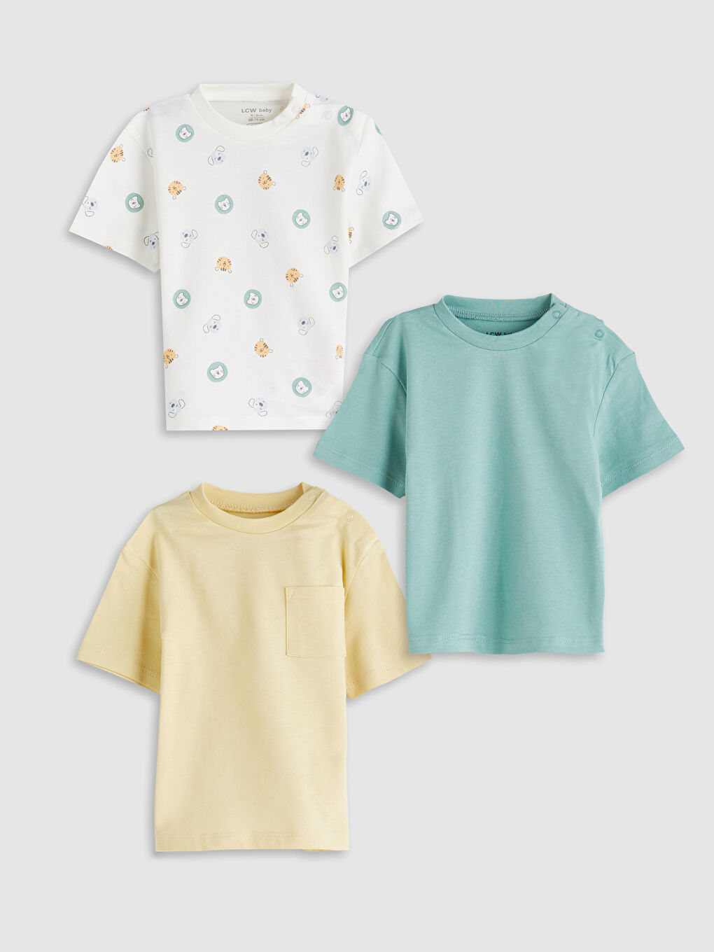 LCW baby Baby Boy YELLOW T-Shirt -S5JB20Z1-V65