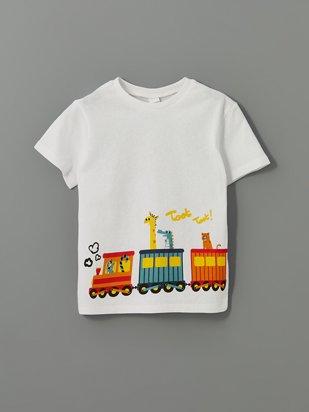 LCW ECO Crew Neck Train Printed Boys' T-Shirt - S5JB22Z1-J5E | LC