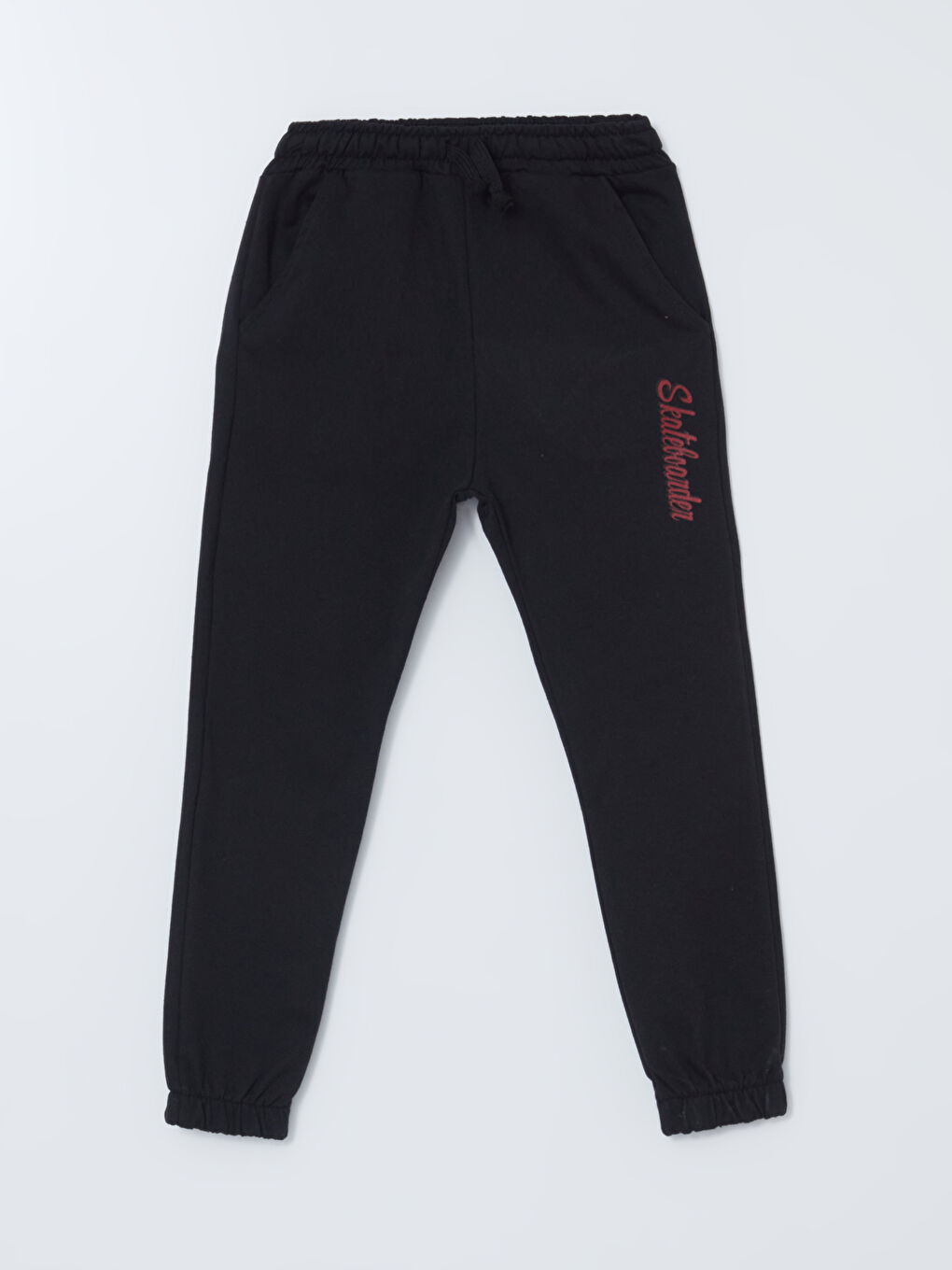 Siyah Beli Lastikli Erkek Çocuk Jogger Eşofman Altı