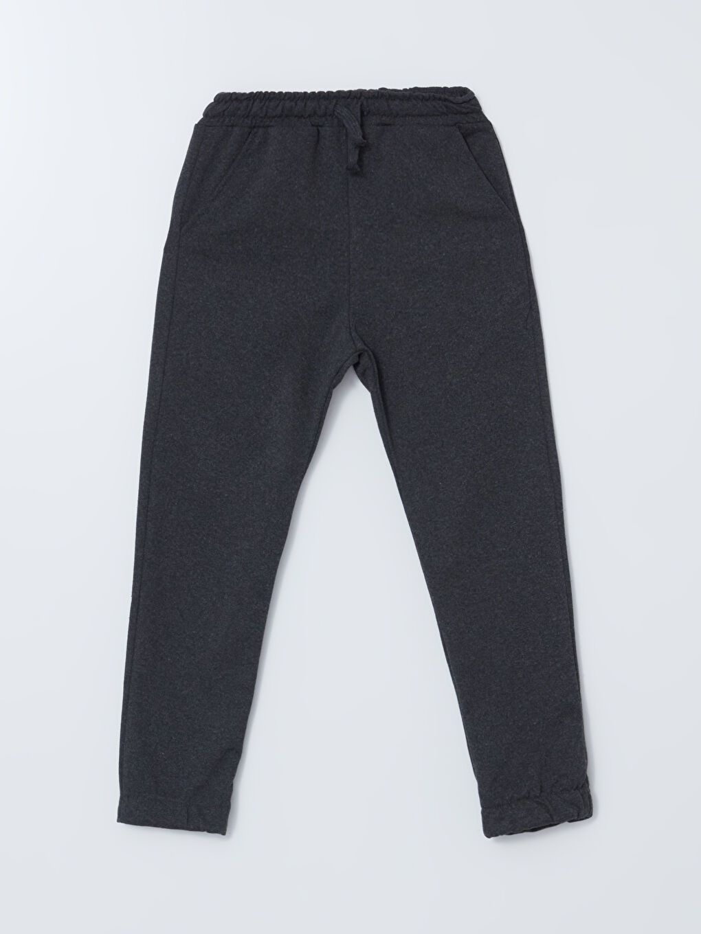 Antrasit Beli Lastikli Erkek Çocuk Jogger Eşofman Altı
