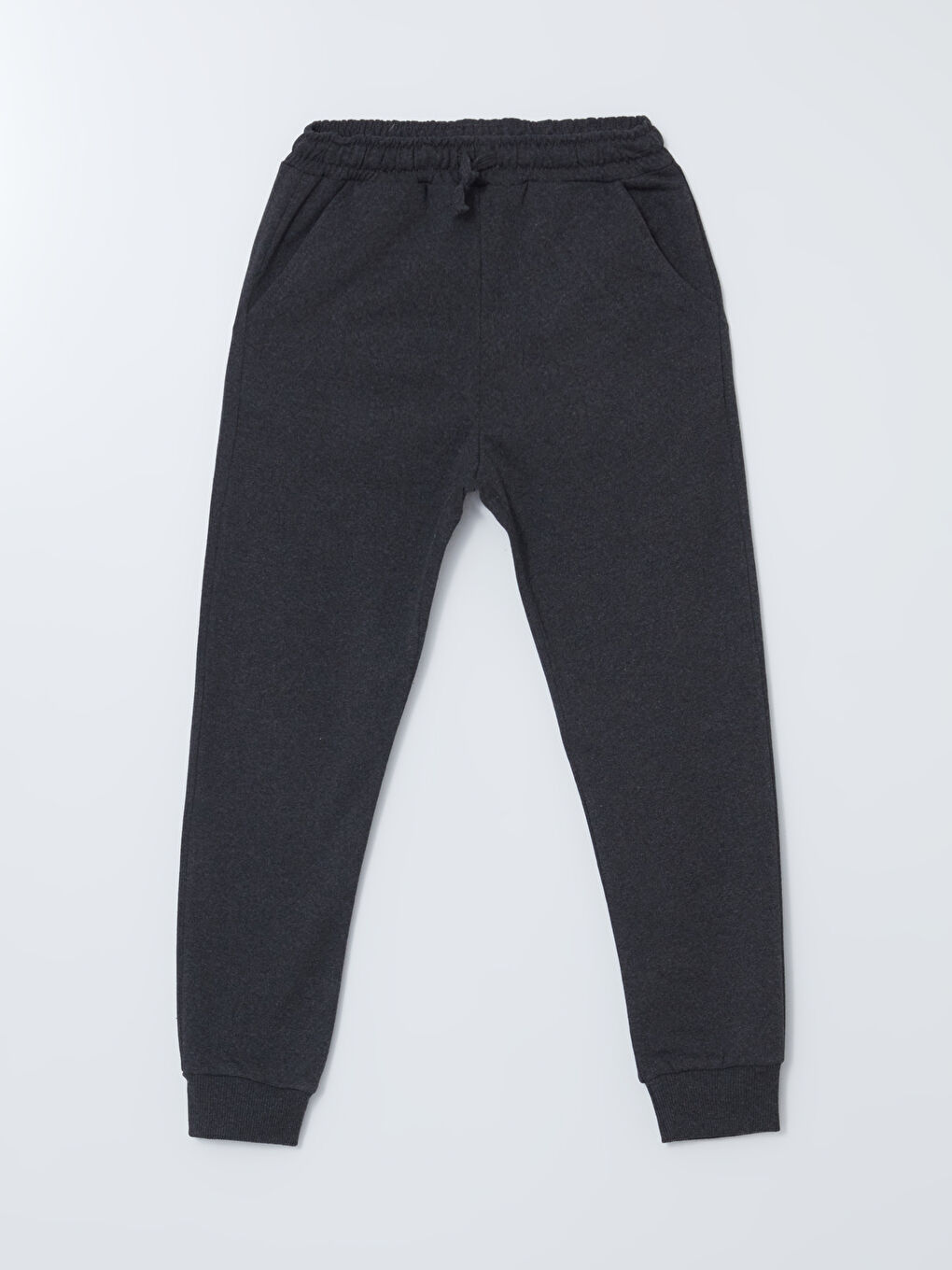 Antrasit Beli Lastikli Erkek Çocuk Jogger  Eşofman Altı
