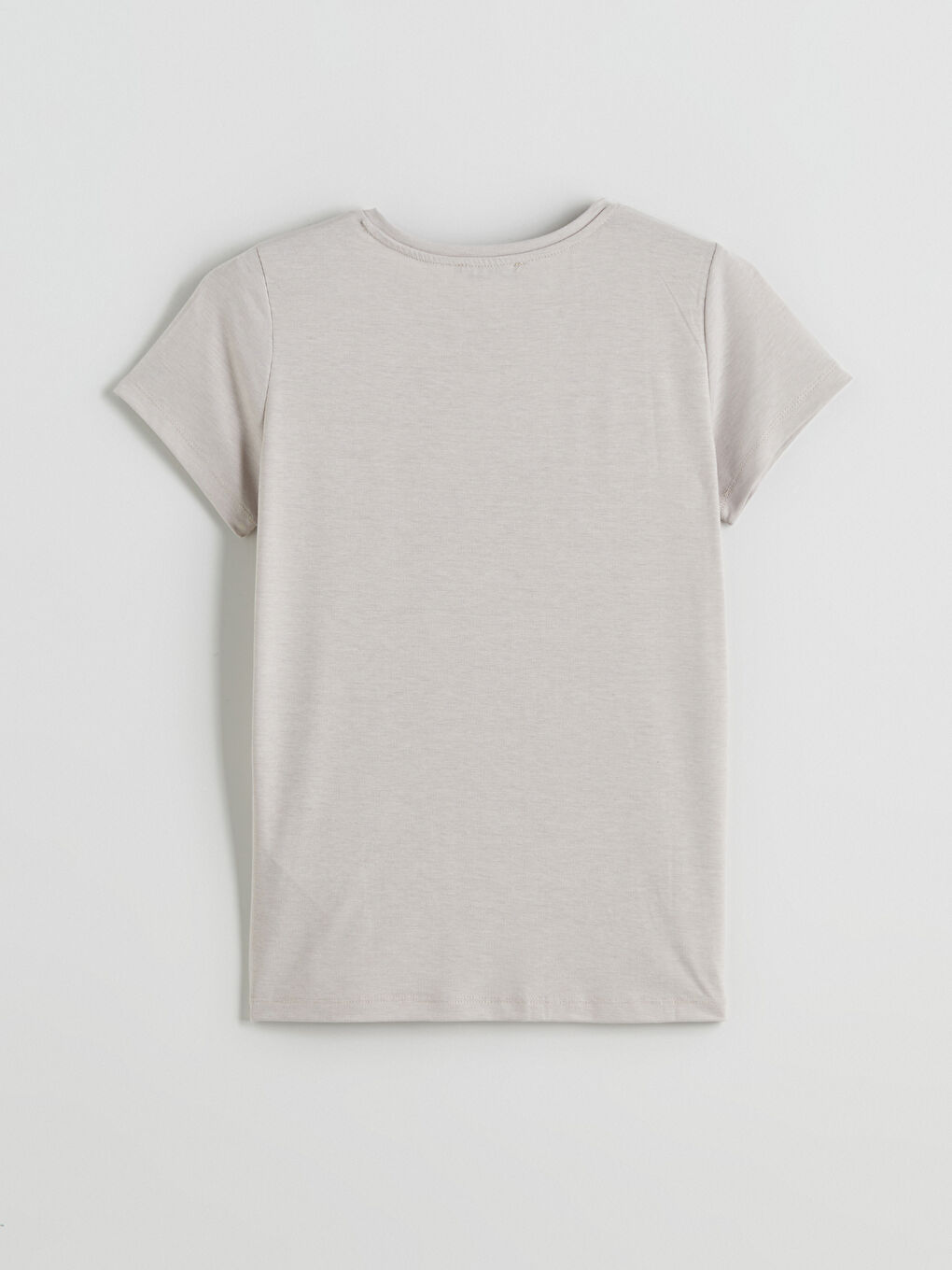 LCWAIKIKI Classic Crew Neck Embroidered Women's T-Shirt -S5JB65Z8-QYF
