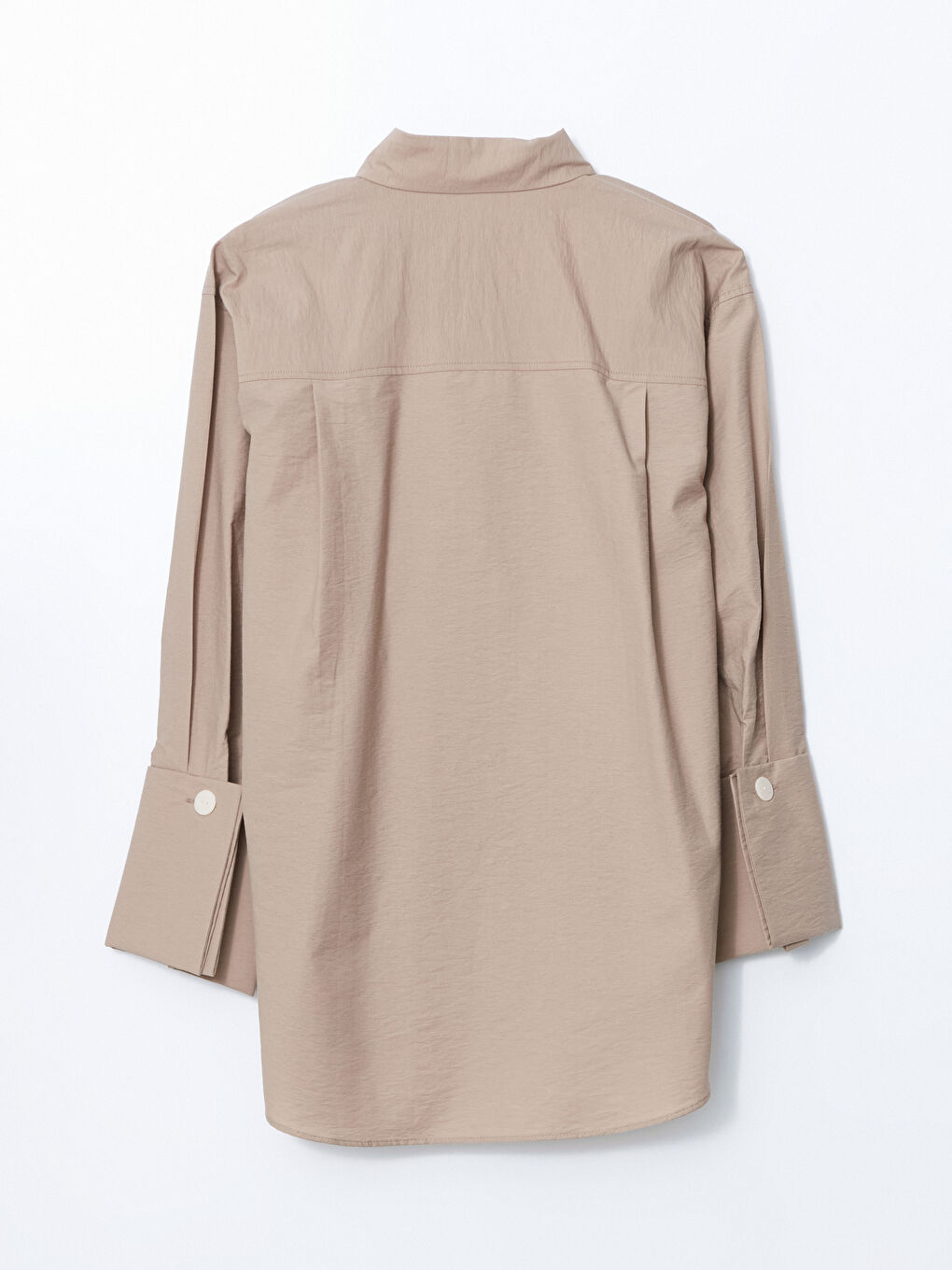 LCW Modest Oversize Poplin Women's Shirt Tunic -S5JB89Z8-D1N