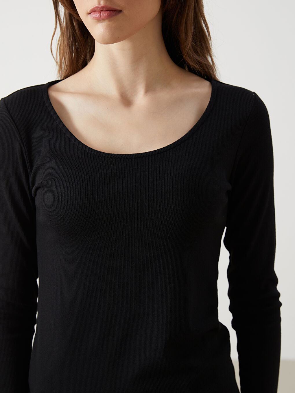 U-Neck Textured Women’S Body -S5JC52Z8-CVL