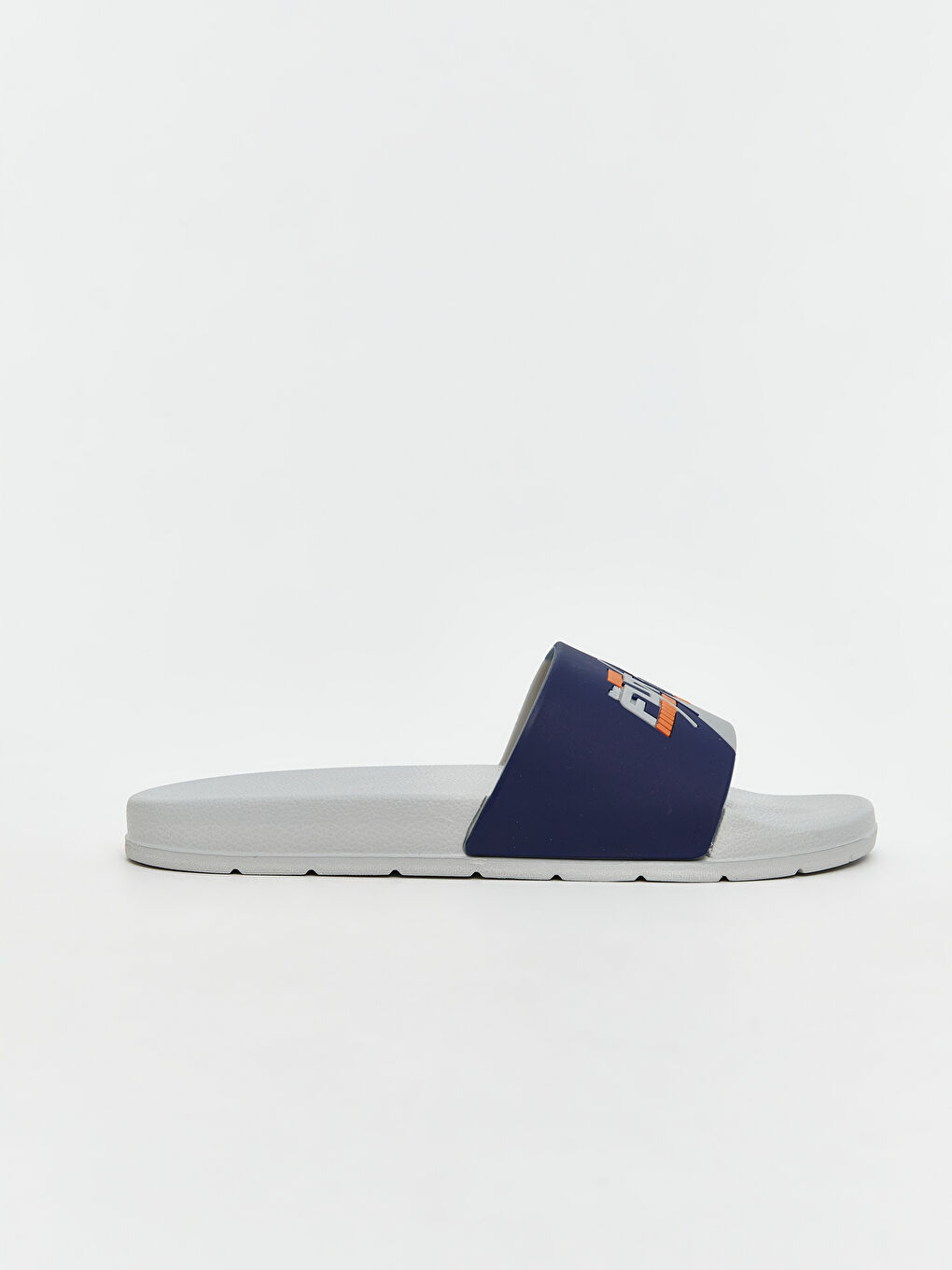 Text Printed Single Band Boy Slippers -S5JC78Z4-CRP