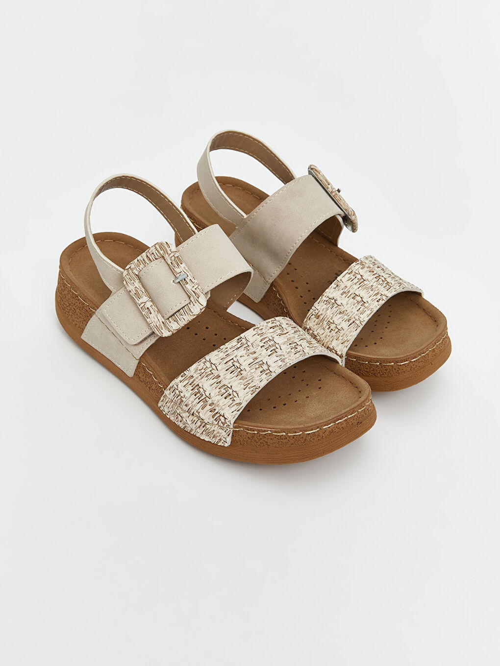 Leather Look Women's Sandals -S5JC83Z8-DRR