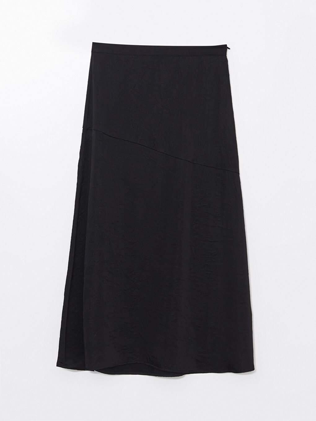 Zippered Waist Satin Women's Skirt -S5JC93Z8-CVL