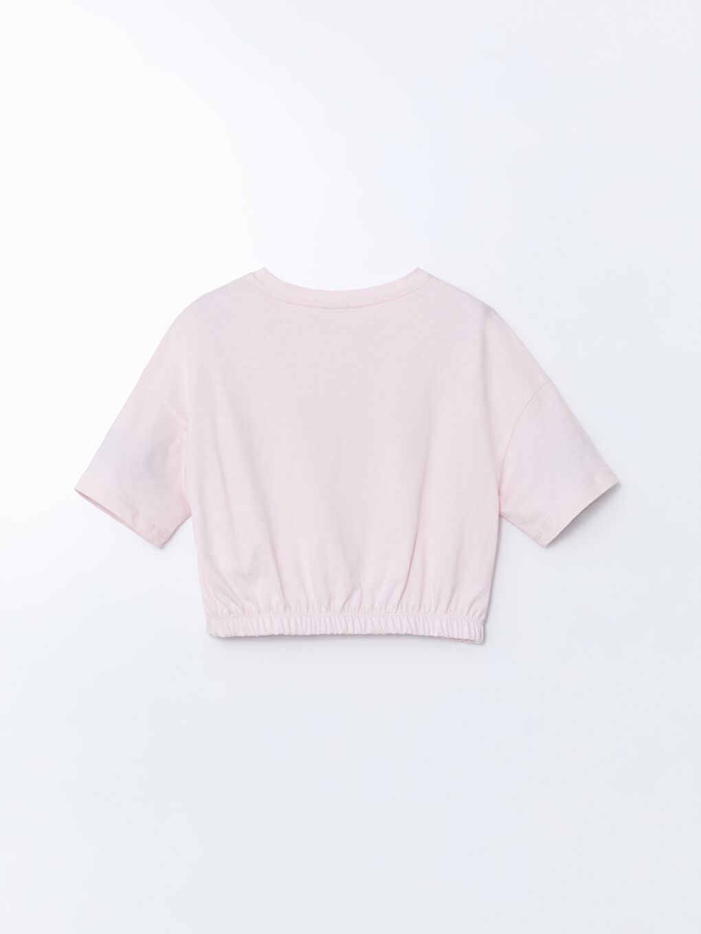 Crew Neck Girls Crop T-Shirt -S5JC99Z4-FXC