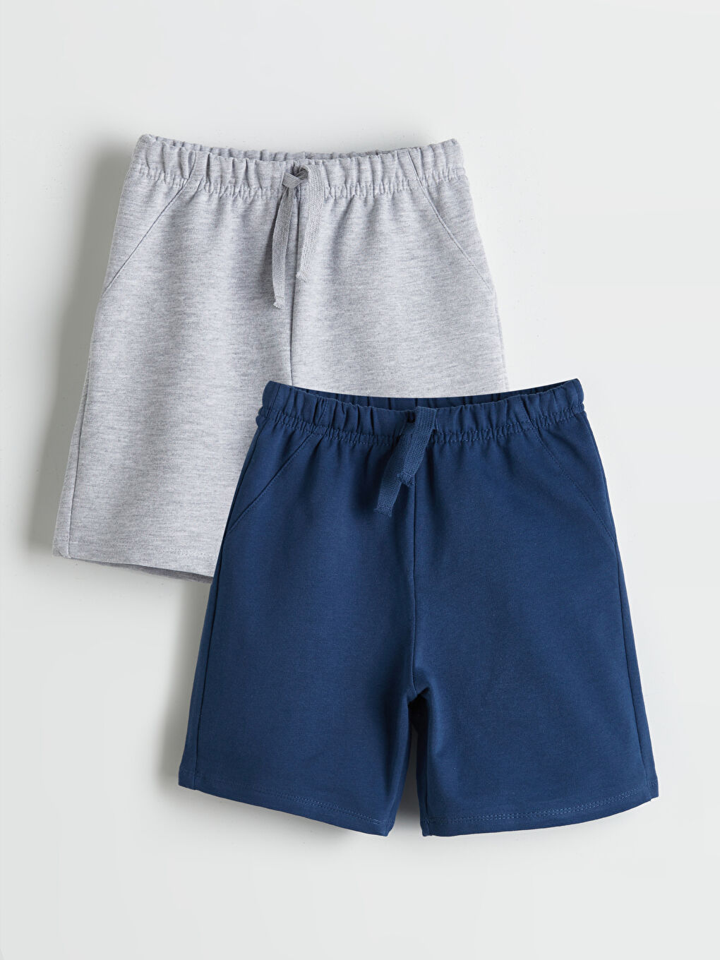Elastic Waist Boy Shorts 2 Pieces -S5JD00Z1-D5P