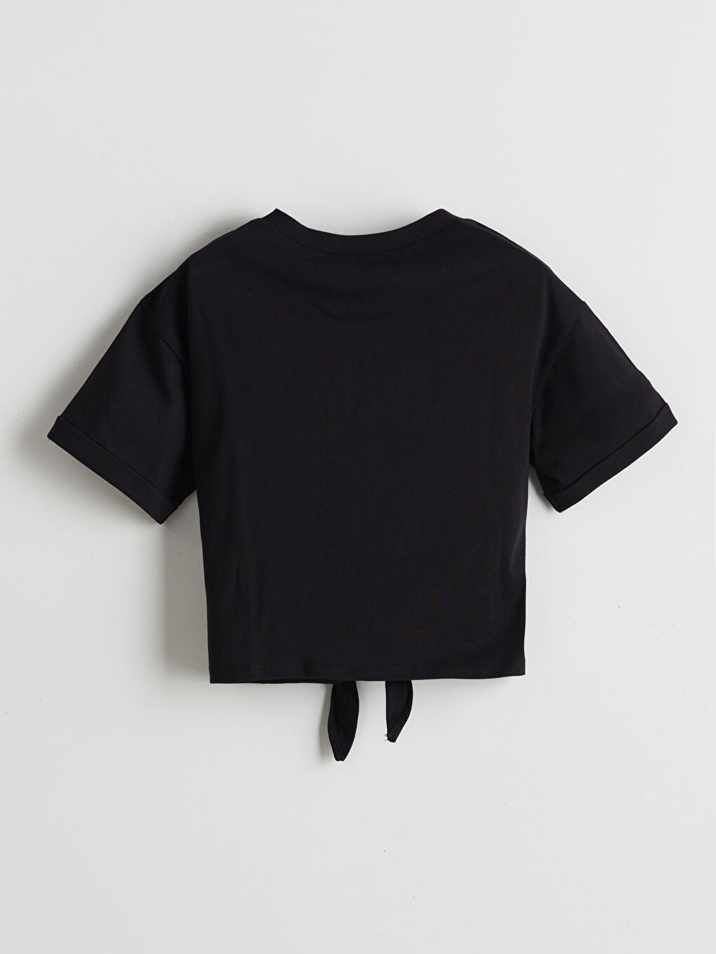Crew Neck Girls Crop T-Shirt -S5JD02Z4-RQL