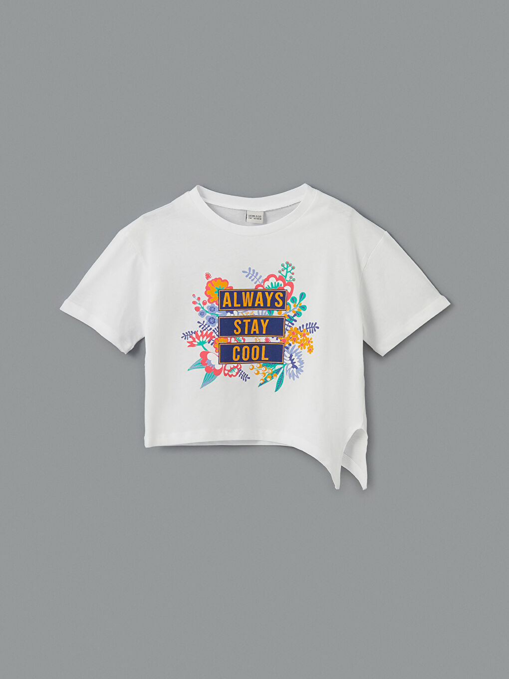 Crew Neck Girls' T-Shirt -S5JD01Z4-Q6K