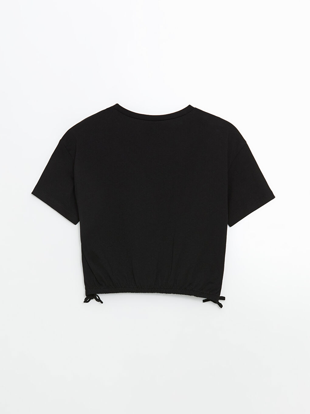 Crew Neck Girls Crop T-Shirt -S5JD04Z4-CVL