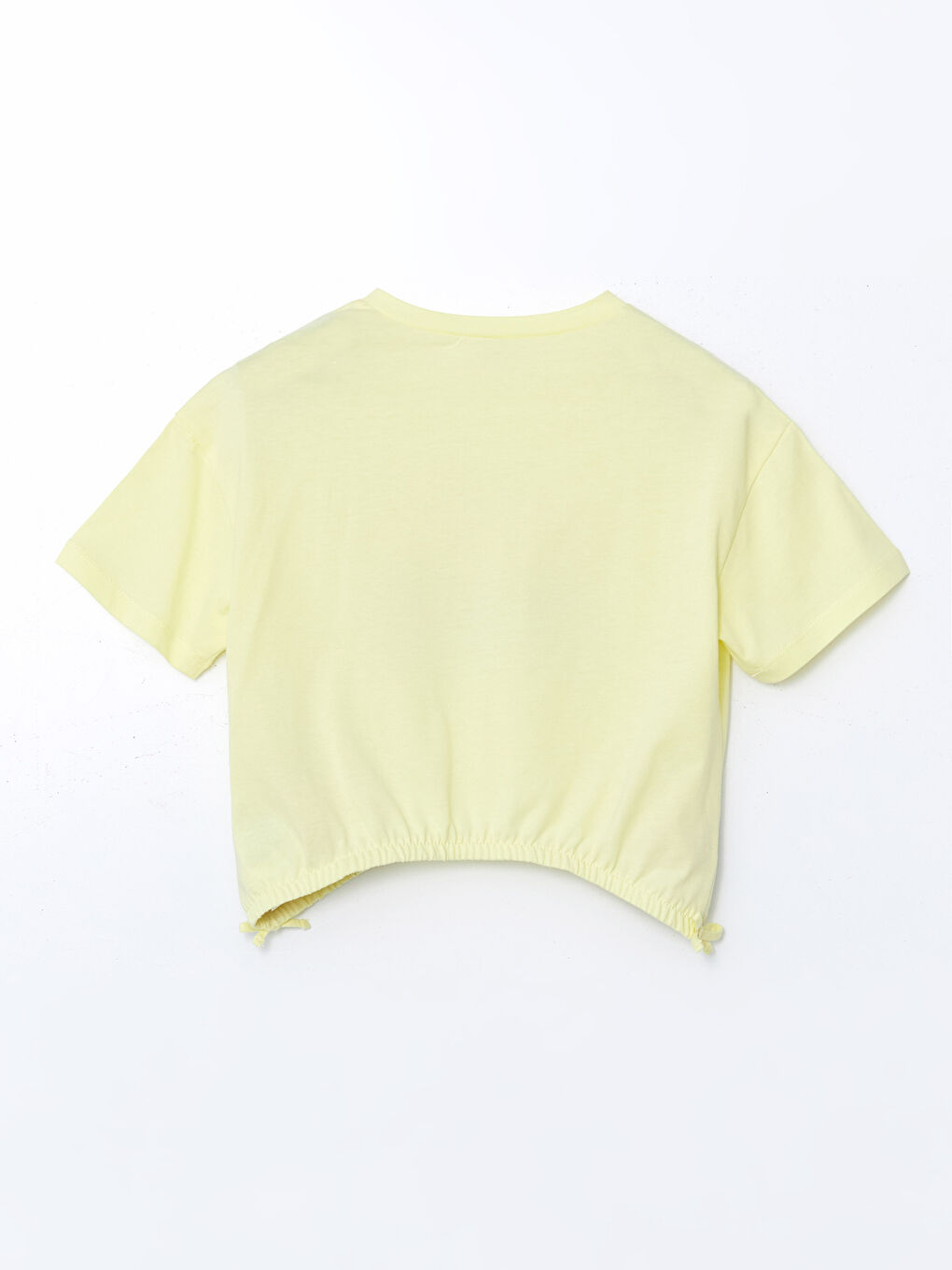Crew Neck Girls Crop T-Shirt -S5JD04Z4-FTR