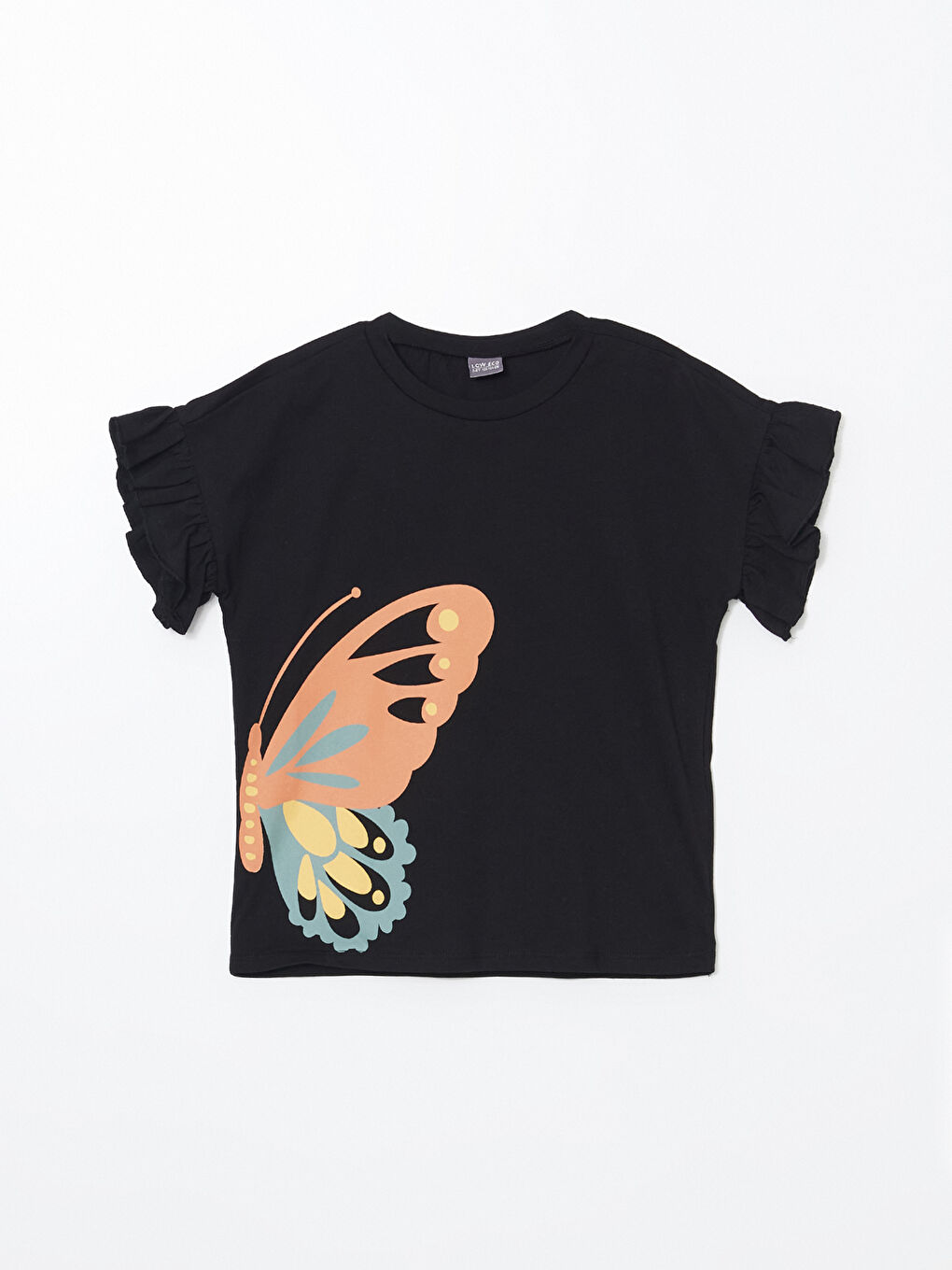 Crew Neck Girl's T-Shirt -S5JD09Z4-CVL